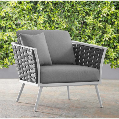 Stance Outdoor Patio Aluminum Dining Armchair