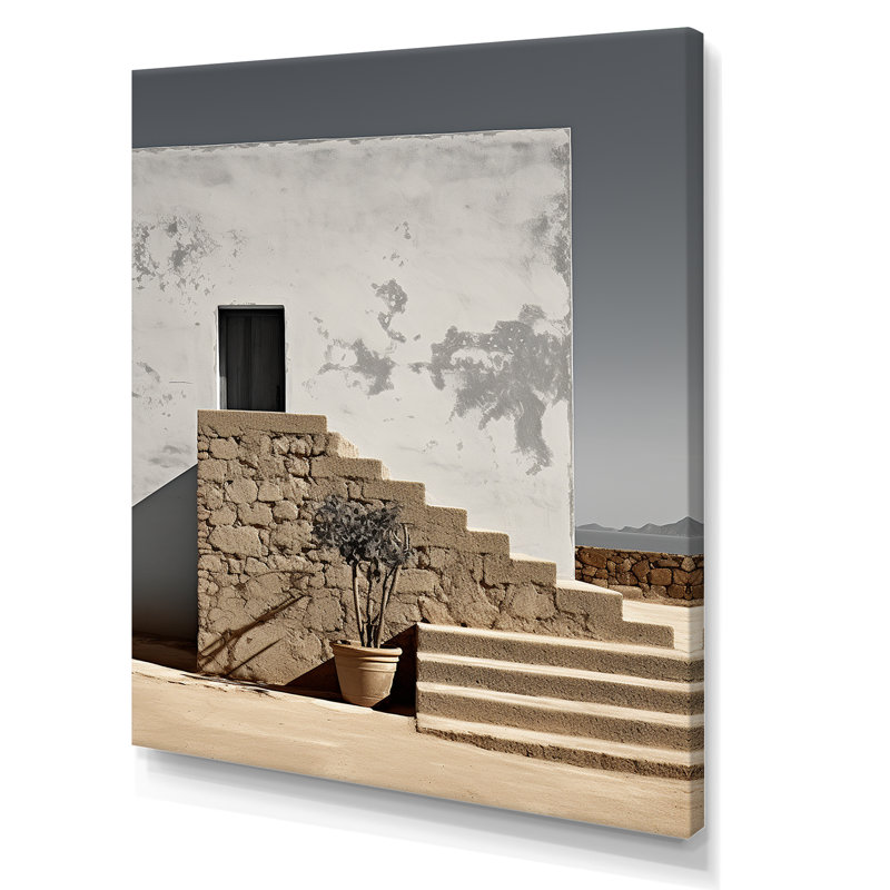 Monuments, minimalisme, photographie de paysage III, H 20 po x l 12 po x P 1 po, Toile tendue