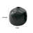 Fory Decorative Vase, Glass Frame, Narrow Mouth, Black Finish, 7 Inch