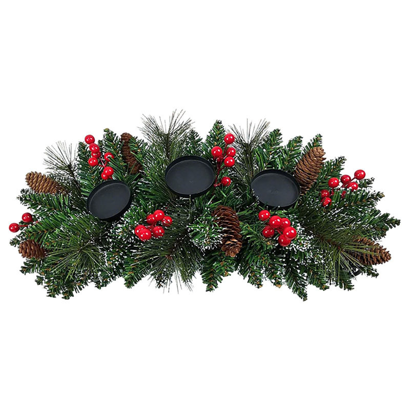 Bougie de Noël de Noël à la maison, E