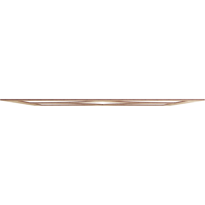 Médaillon de plafond ajouré en bois Statesman, H 40 po x l 40 po x P 0,38 po, Chêne rouge