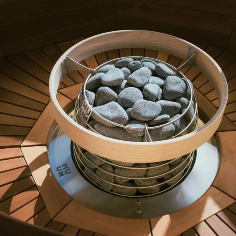 Huum bride H, bride encastrée pour chauffe-sauna de la série Hive