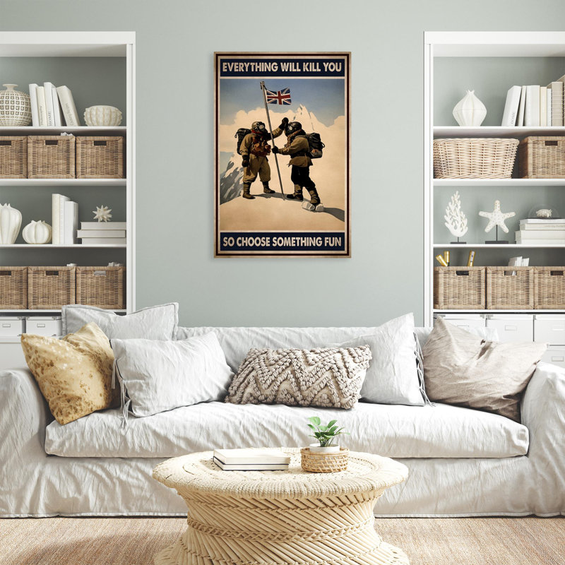 Impression sur toile Kysen Mountaineering, H 36 po x l 24 po x P 1,25 po