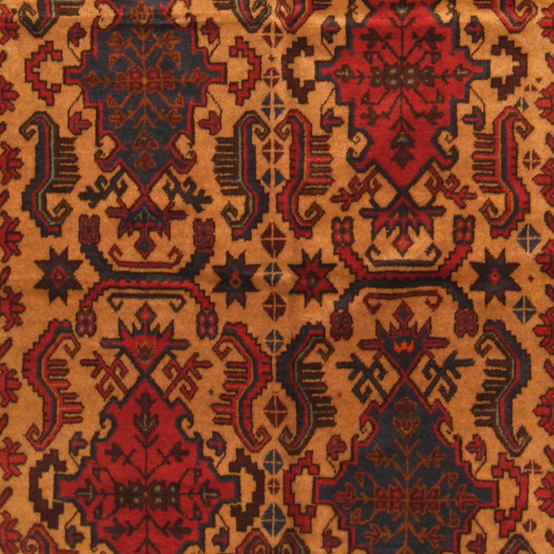 Tapis ivoire / bleu marine Hartstein