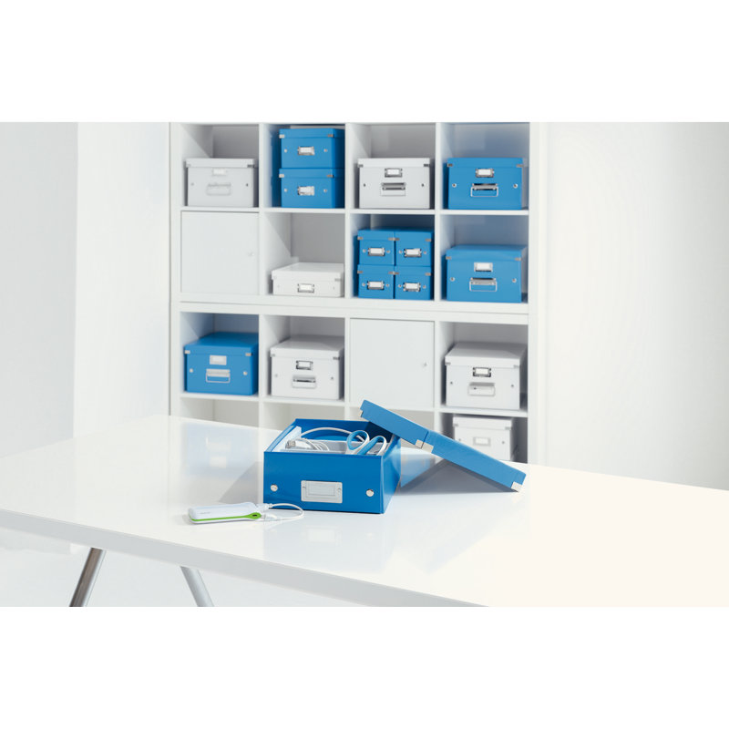 Leitz Decorative Bin, 28.1cm H x 10cm W x 37cm D, Blue