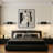 Adjustable Arm Wall Sconce With Black Finish, 24-Inch Wide Modern Swing Arm Wall Light-673719295