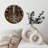 Wooden Wall Clock Redwood Forest Stream