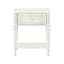 Charmante table de chevet à 1 tiroir avec tablette inférieure pour plus de rangement et de présentation, parfaite pour les chambres élégantes