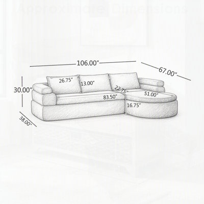 L-Shape Sectional Sofas with Space-Saving Design and Durable Upholstery for Modern Living
