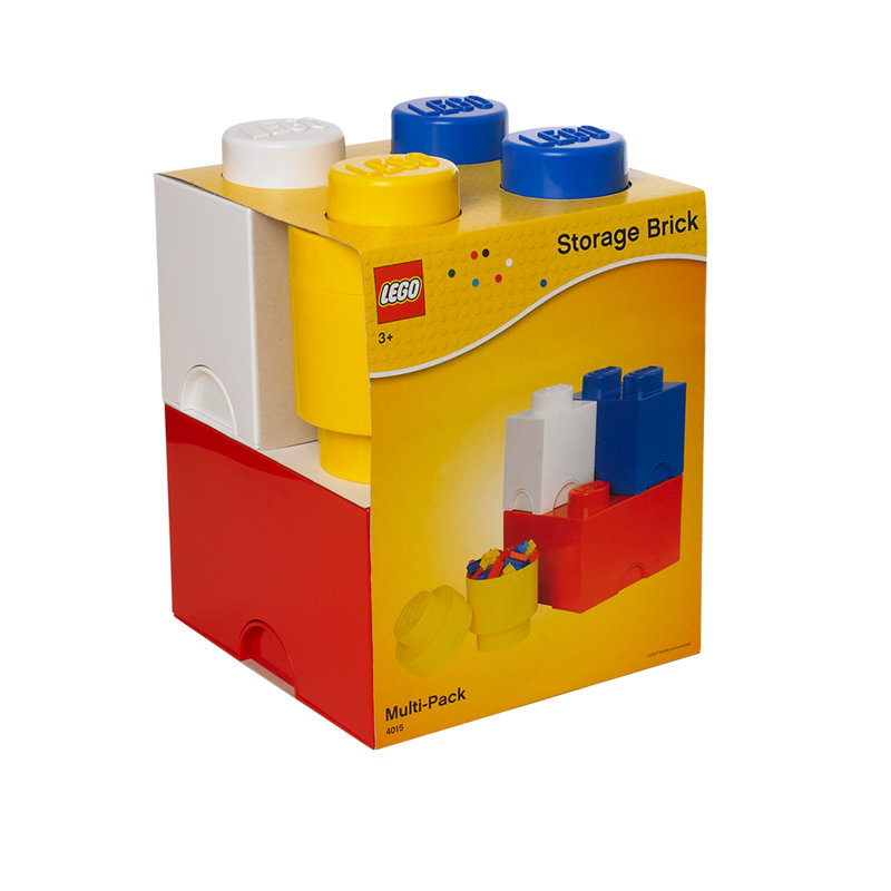 Ensemble de 4 briques de rangement LEGO