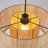 1-Light Bohemian Natural Rattan Drum Single Pendant