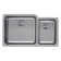 Lustertone 35.25" L x 20.5" W Double Basin Undermount Kitchen Sink