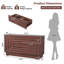 Commode 57,2 po Mid Century-988458221