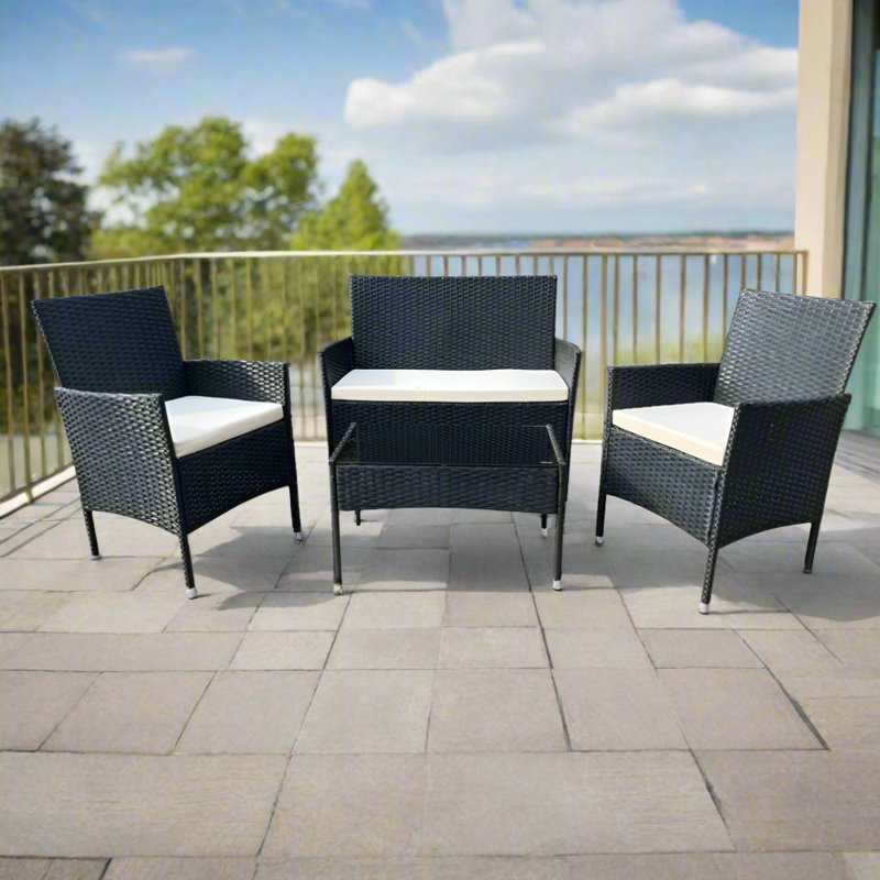 Ringwood 4 - Person Garden Lounge Set with Cushions