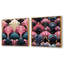Galkhaï - ensemble de 2 collages carrés botaniques abstraits-101850954-101850953