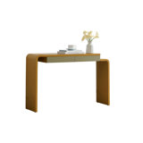 Contemporary Console Table with Two Spacious Drawers – Stylish Accent Piece for Entryways, Lounging Areas, and Living Spaces, Perfect for Displaying Décor and Keeping Spaces Organized