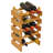 Geis 15 Bottle Solid Wood Floor Wine Bottle Rack-855333220-892738454