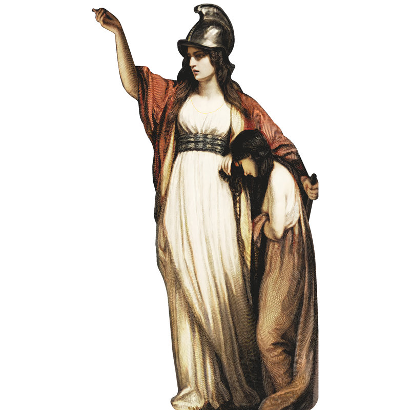 Queen Boudica carton debout