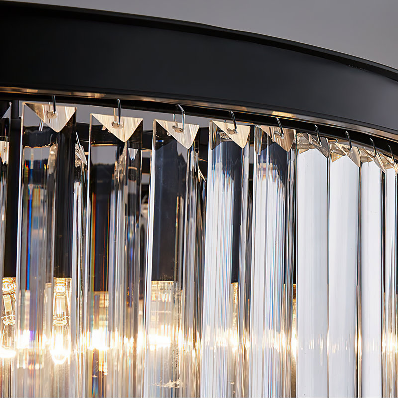 Lambrook 24" Crystal Flush Mount Dimmable Lighting