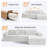  110'' W Upholstered Sectional with Five Pillows, 2 - Piece Convertible Sleeper Sofa, No Assembly Required Sofa-551389505-551389504