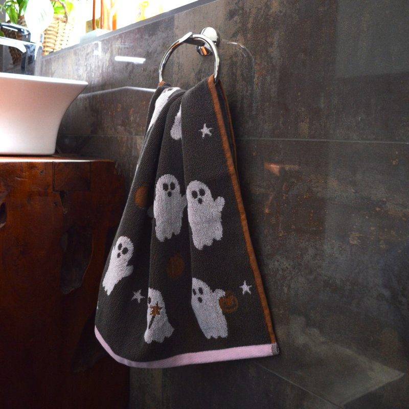 Ghosts Halloween Hand Towels 2pc Set