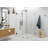 Illume 60 in. x 48.5 in. x 78 in. 90-degree Fully Frameless Wall Hinged Glass Shower Enclosure-90627762