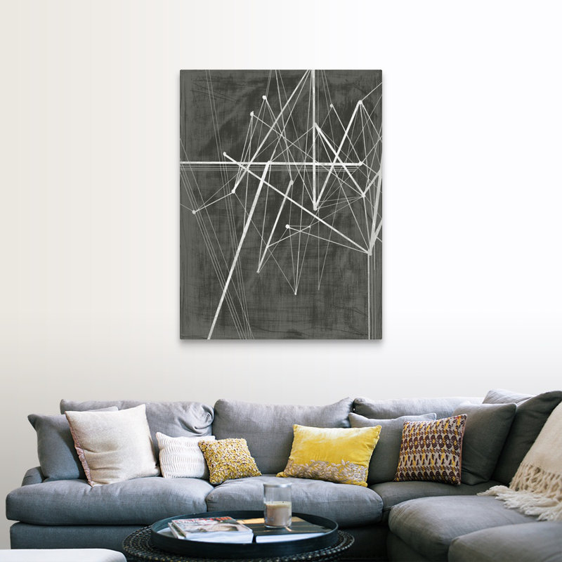 « Sommets II » par Ethan Harper-impression d’art graphique, Toile tendue, H 24 po x l 18 po x 1,25 po