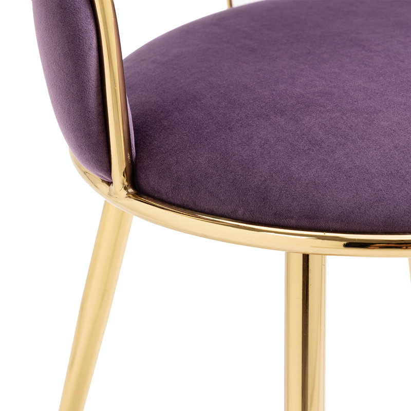 Chaises de loisirs, Velours mauve