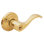 Wave Keyed (Entry) Door Lever with Rosette