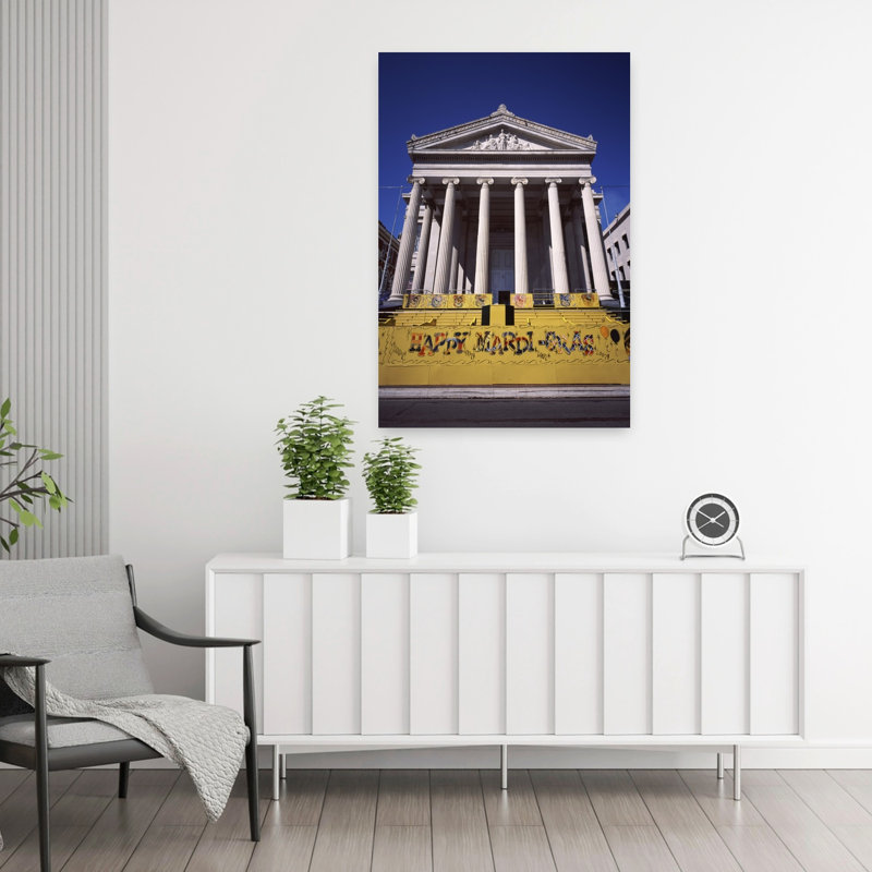 Gallier Hall St. Charles Avenue New Orleans Louisiana USA 1 Piece Wrapped Canvas Wall Art, 91.44 cm H x 60.96 cm W