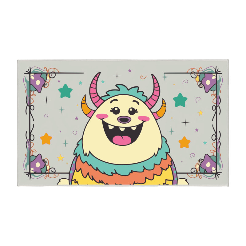 Tapis de vacances d'Halloween The Holiday Aisle®, Tapis de couloir 2 pi x 4 pi