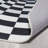 Kehr 3D Portal Novelty Black White Printed Distressed Machine Washable Area Rug-70931495