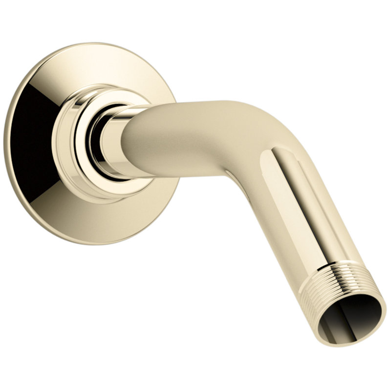 Guide de tuyau douche à main à trois voies, Nickel brossé éclatant