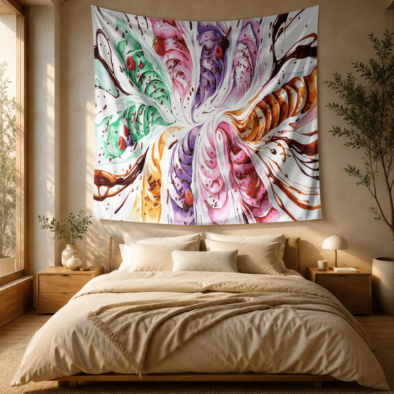 Tapisserie murale Desserts, 88 po x 104 po