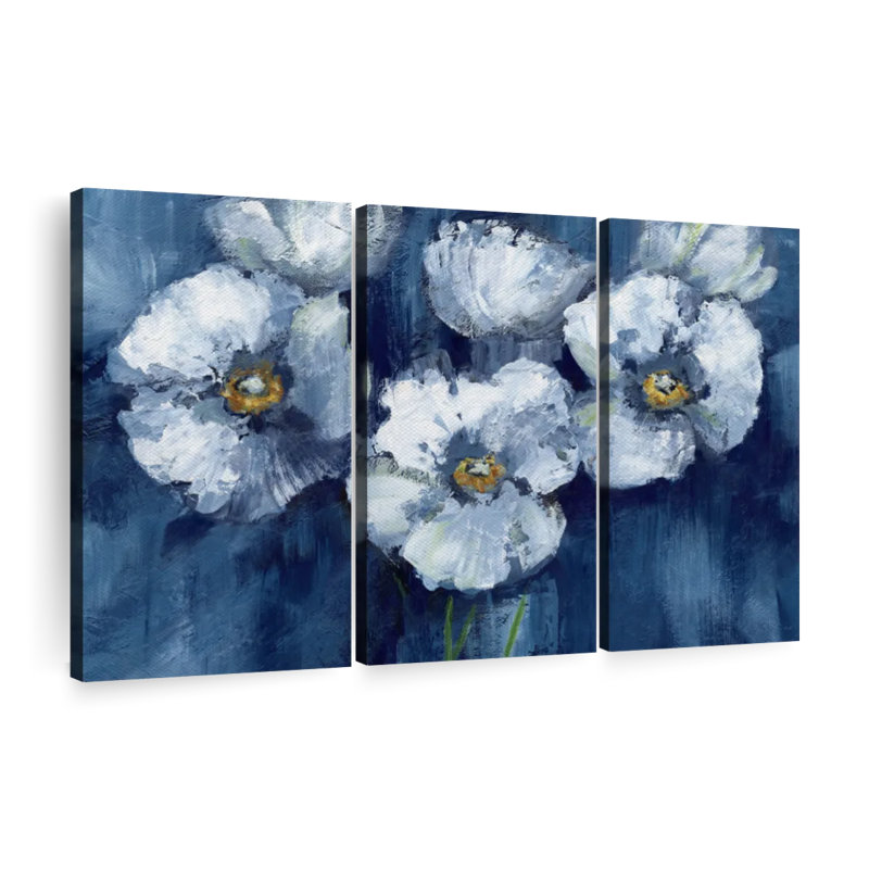 «Blooming Poppies In A Vase», reproduction sur toile, H 20 po x l 33 po x P 1,25 po