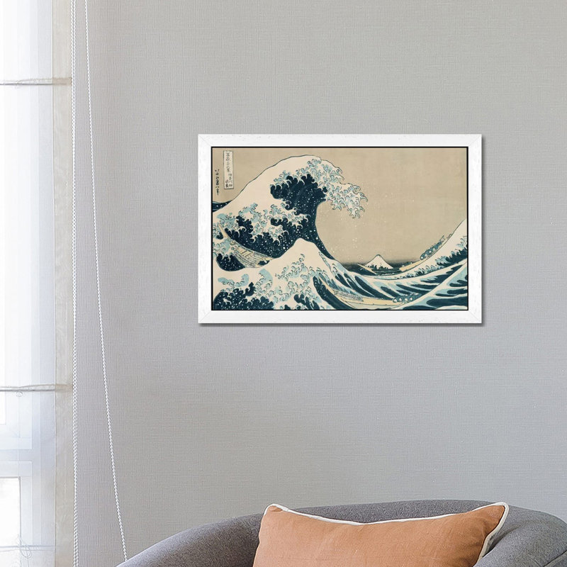 The Great Wave Of Kanagawa, From The Series '36 Views Of Mt. Fuji' by Katsushika Hokusai - Print on Canvas