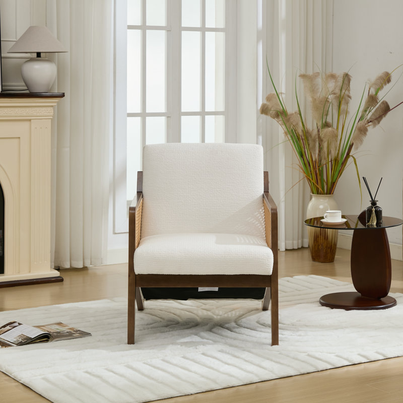 Fauteuil Karoll Chisara, Blanc, 1