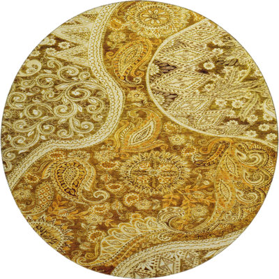 Premium Machine Washable Jamestown AMF1078 Swirl Rug