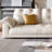 Beige Polyester Modular Sofa cushion couch-171111896