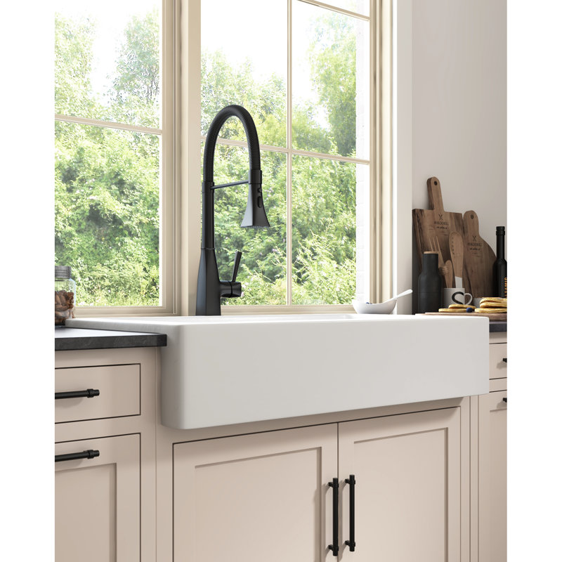 Robinet de cuisine noir mat avec bec rétractable, acier inoxydable, buse rotative à 360 °, deux modes de sortie d'eau, réglage simple de la température et du débit en acier, réglages, débit sans effort