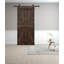 Porte de grange pliante en bois massif de style K avec trousse de quincaillerie - assemblage requis-101127227-101127224