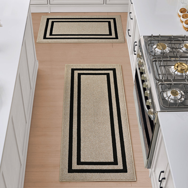 Jean Pierre Double Border All Loop Tufted Rugs