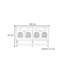 French-style retro light luxury sideboard