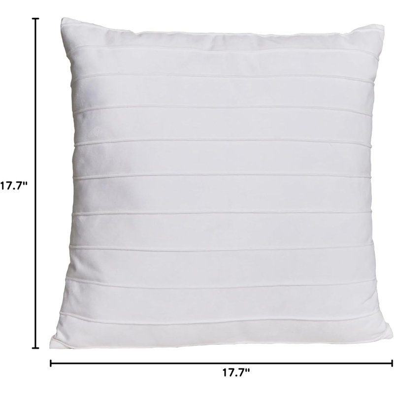 Décor White Velvet Pillow