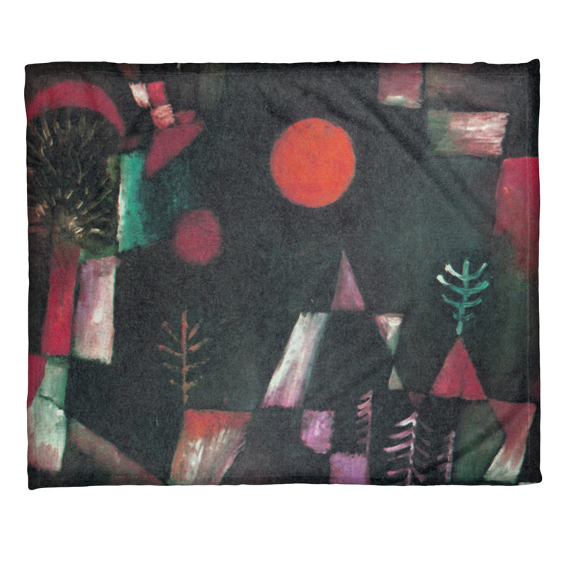 Sewn Throw Blanket, Red