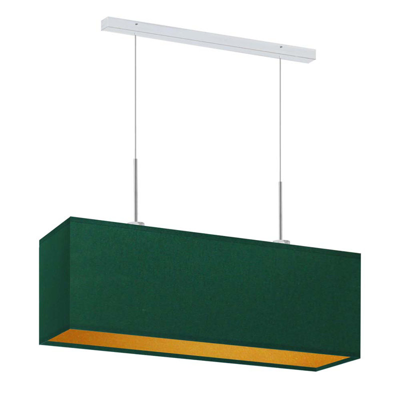 Gener 2 - Light Kitchen Island Pendant, Green, Silver