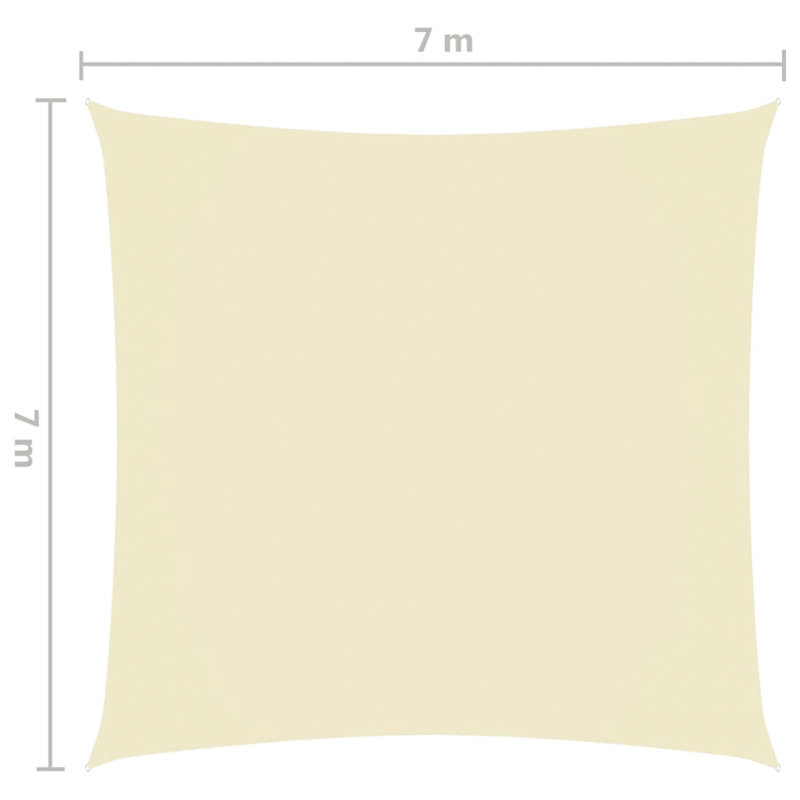 Pevely Rectangular Shade Sail, Blue, 7m W x 7m L