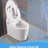 Smart One - Piece Toilet With Built In Bidet, Auto Open/Close Lid Detected By Radar Sensor, Flush System For Convenience, Heated Seat Adjustable Temperature, Bubble Wash And Warm Water Drying