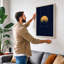 Forest in Golden Light Minimalist - Wrapped Canvas-1381560671-1381560615