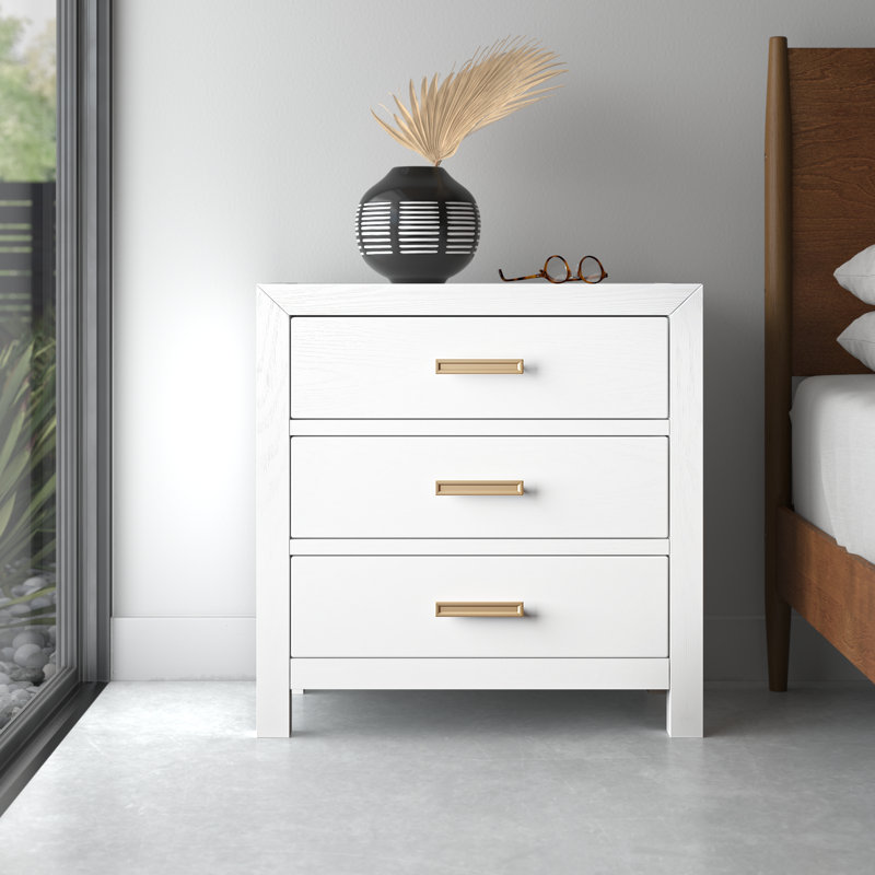 Ashdon 28'' W Nightstand, White Oak